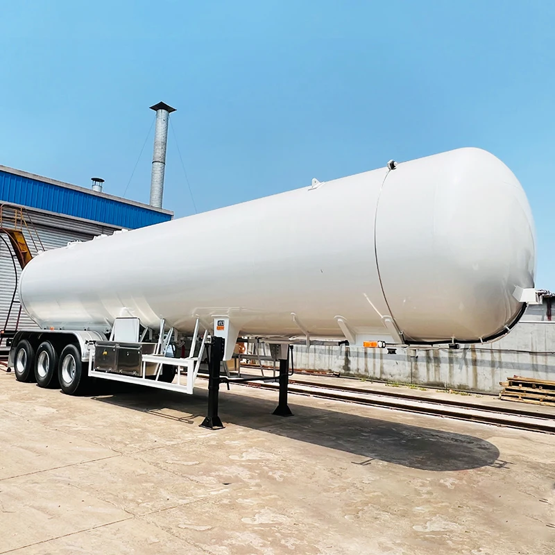 60m3 LPG Gas Trailer Used 58000L Liquid Petroleum Gas Tanks Semi Trailer for LPG