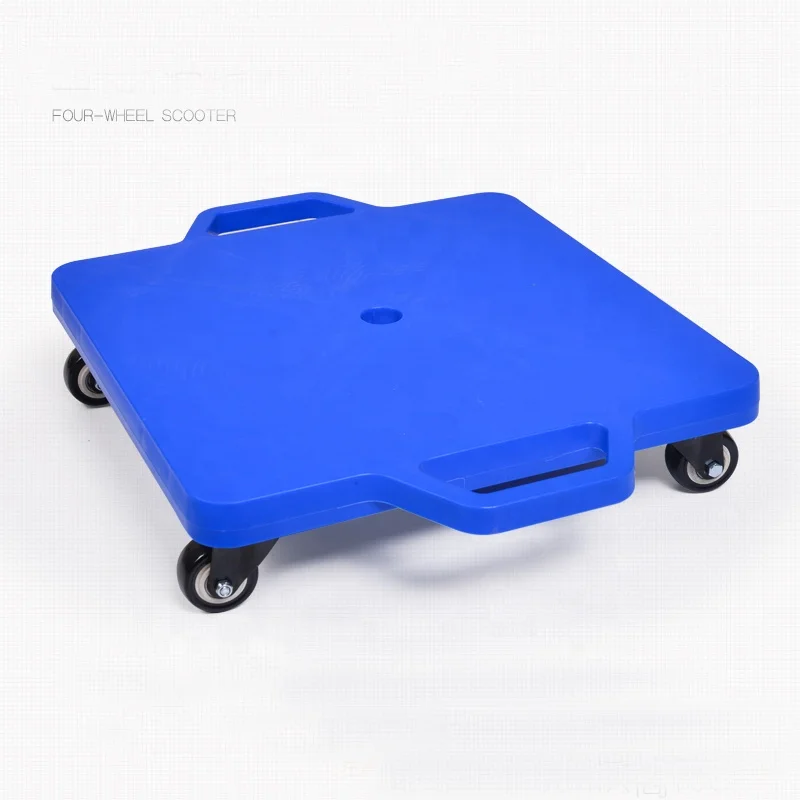 Safety Sit Down handle Scooter Board Skateboard Children Kids Sport Gym Sense Training