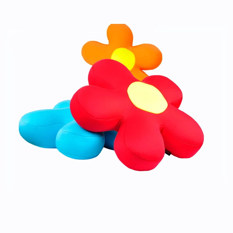 
Wholesale travel orthopedic rest sleeping pillow cute flower baby children gifts decorative pillow 