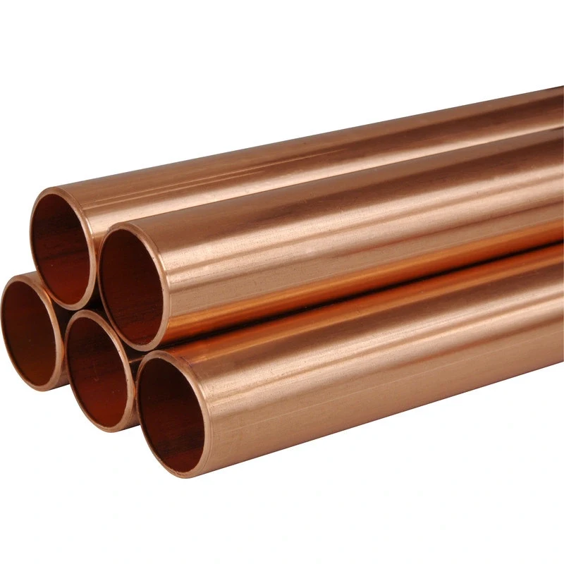 High Quality Copper Pipe China Manufacturer Pure 99.9% Factory Price Metal Seamless Tube straight pipe