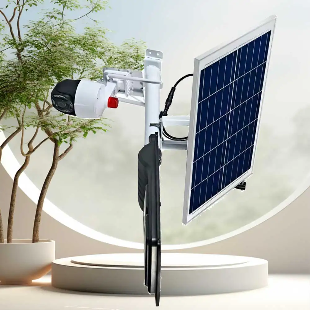 OSWELL Solar Camera MINI Wireless PTZ  CCTV WIFI Outdoor Security Camera Alarm 1080P IP Starlight With Solar Panel