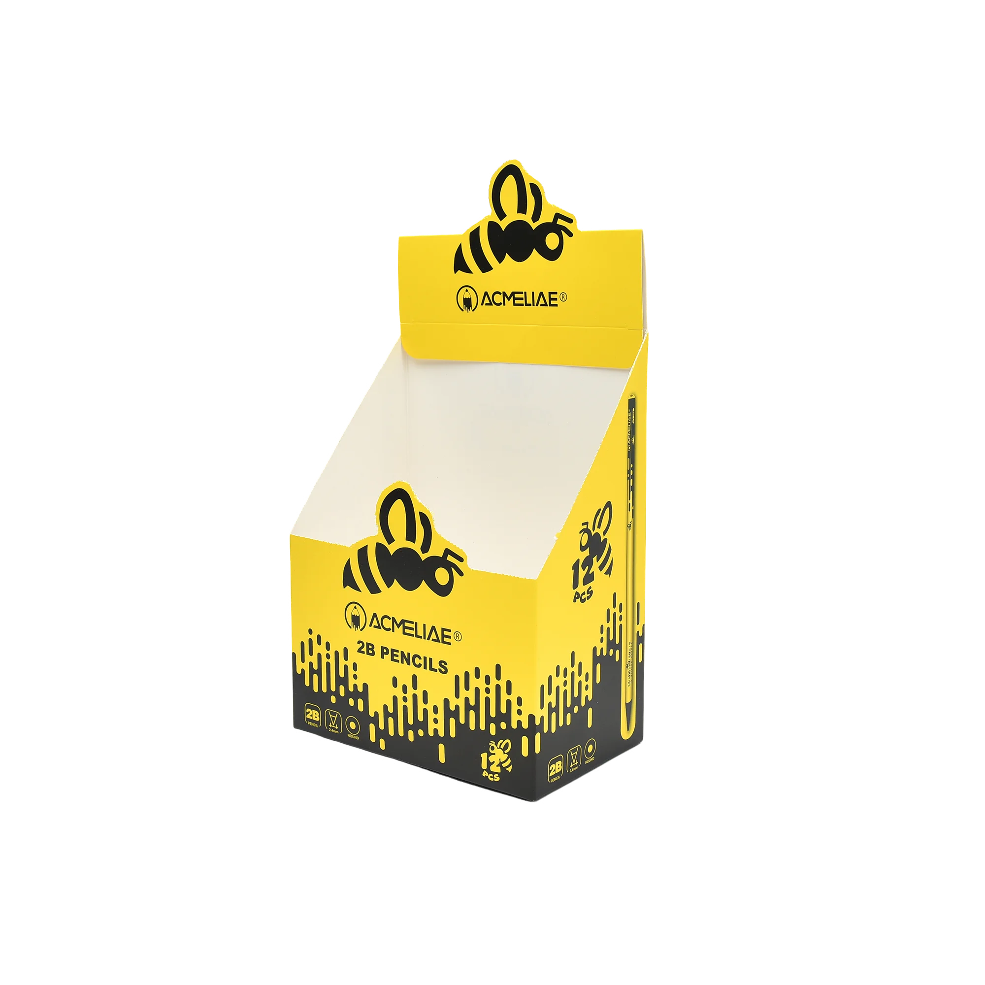 Custom Cardboard Counter Top Point Of Sale Counter fruit Box Display Supermarket Display Paper Box For Retail Store