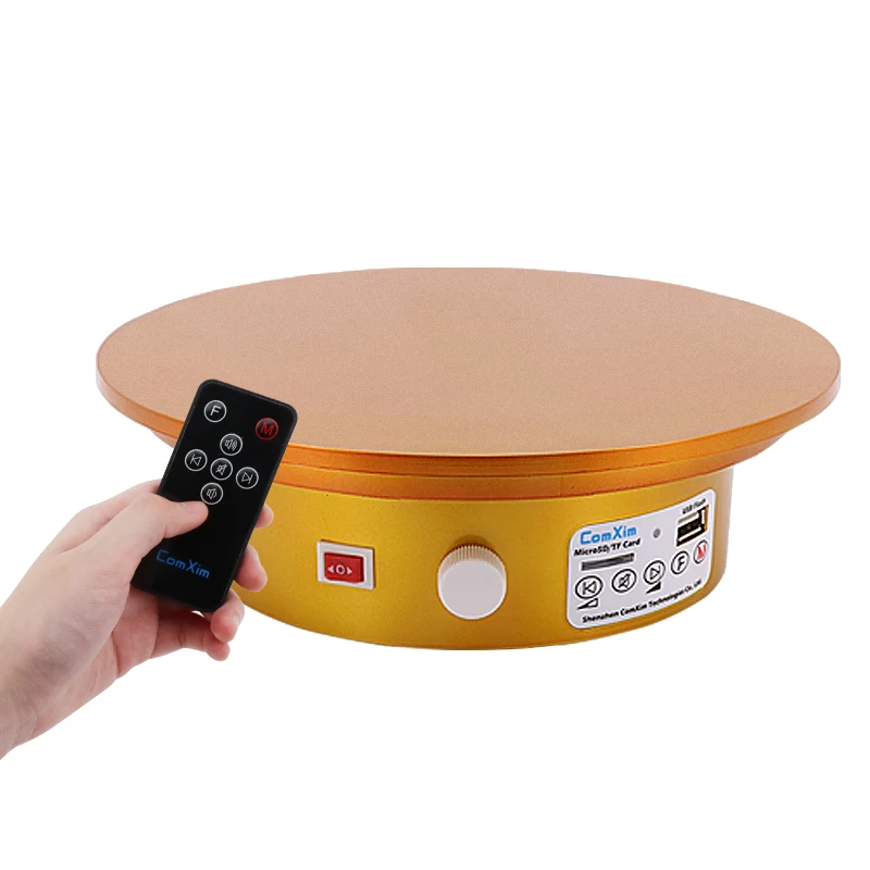 Hot Selling 20 cm 7.9 inch 10 kg Load Rechargeable Automatic Rotating Stand with Muslim Quran Player with Remote Control
