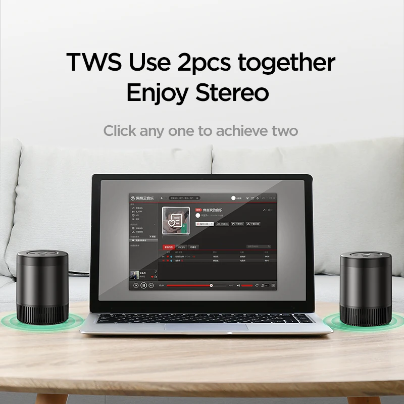 
JOYROOM custom oem mobile music small smart bt mini wireless horn portable bluetooth speaker with mic 