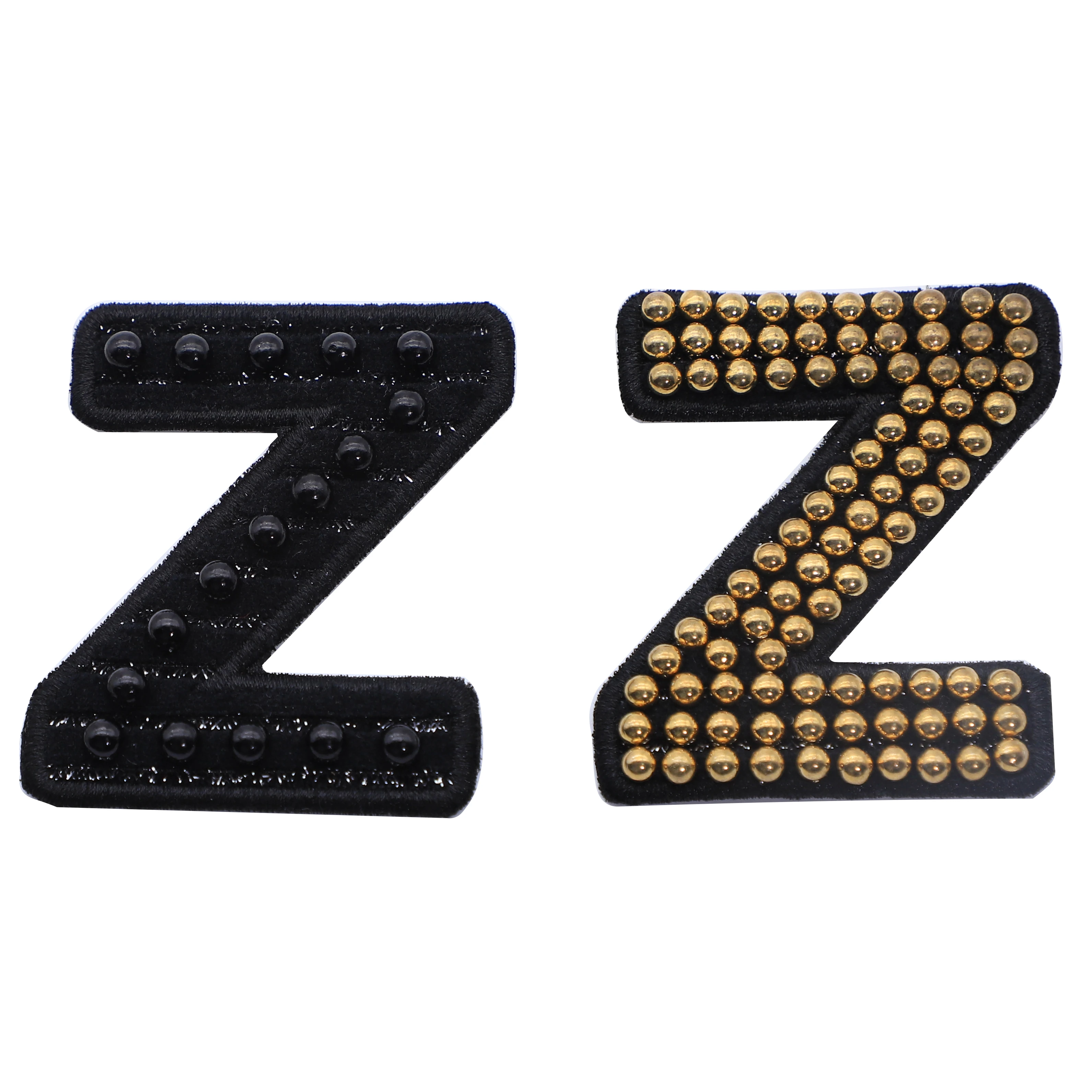 Pearl letter  Band Patch hoodie heat press iron-on logo letter Custom Embroidery Logo chenille patches