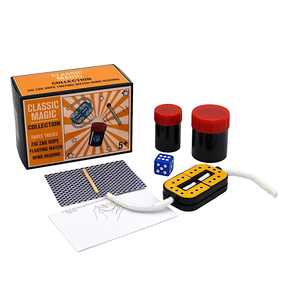 Fun Game Set Magic Trick Set for Children with three easy to learn magic props instruction included