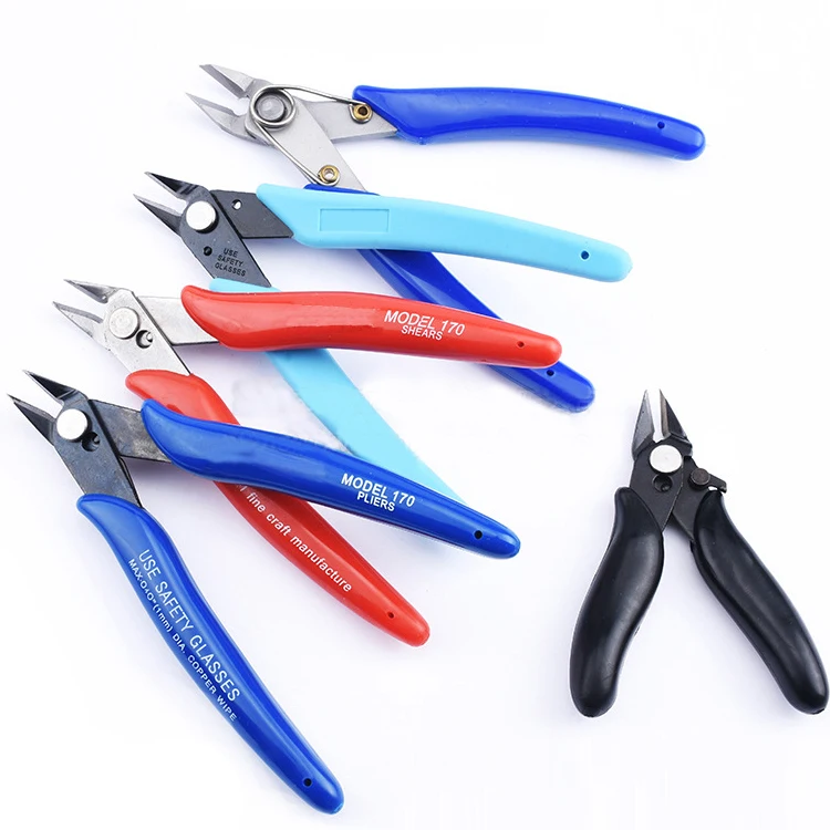Manual Plato 170 Crimping Pliers Wishful Clamp DIY Wire Cutters Diagonal Cutting Pliers for Electronics Jewelry