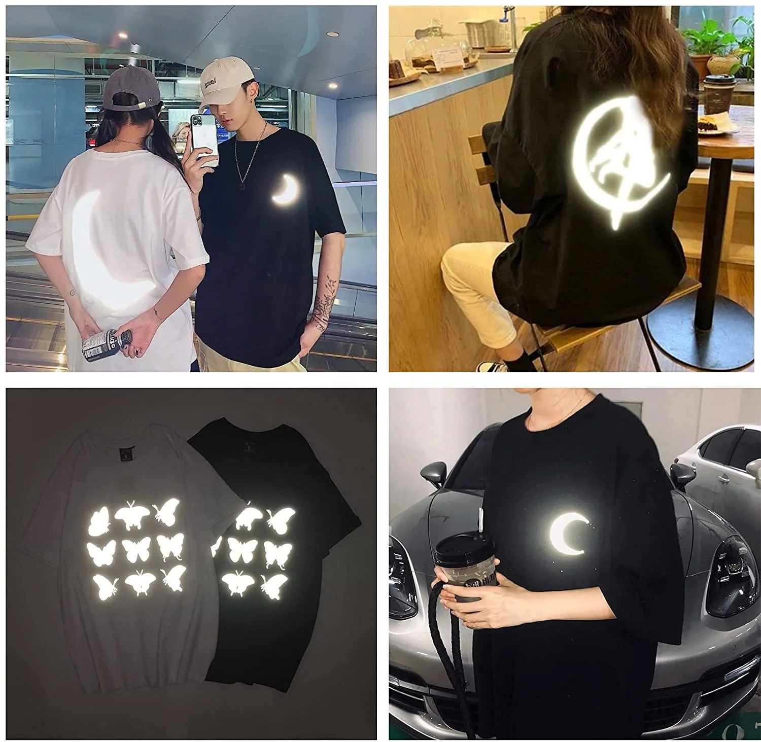 HTV Wholesale Custom Easyweed Printable 0.5m*25m Reflective Heat Transfer Vinyl