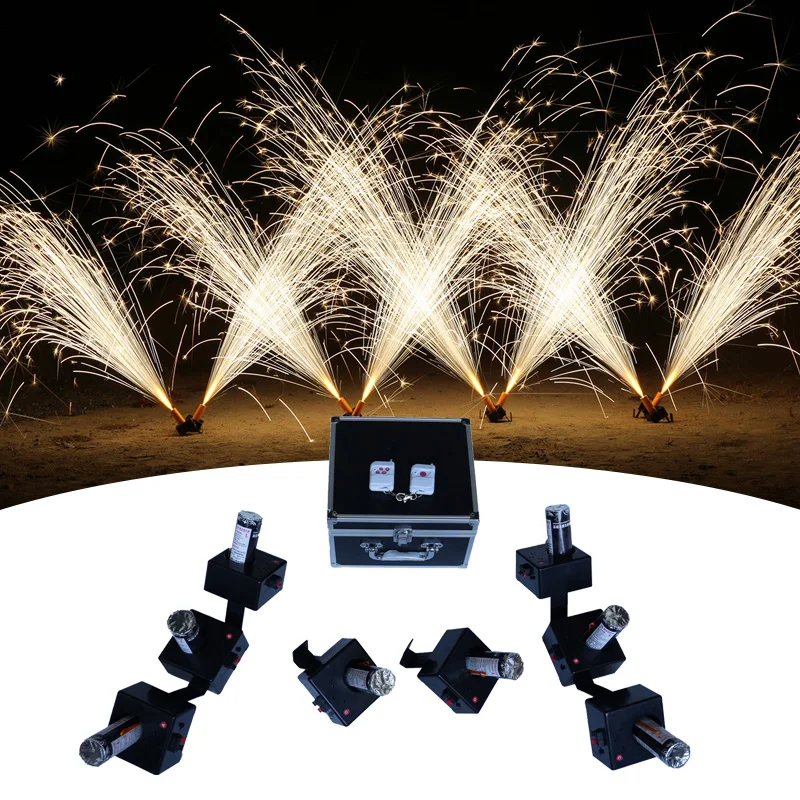 8 channel 8 cue double wireless remote control cold fireworks firing system