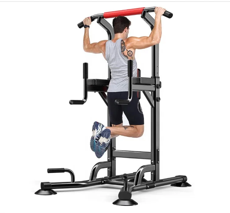 Multi Function power Tower  Station for Strength Training Dip Stand Workout Fitness Bar Home Gym Exercise Adjustable pull up bar