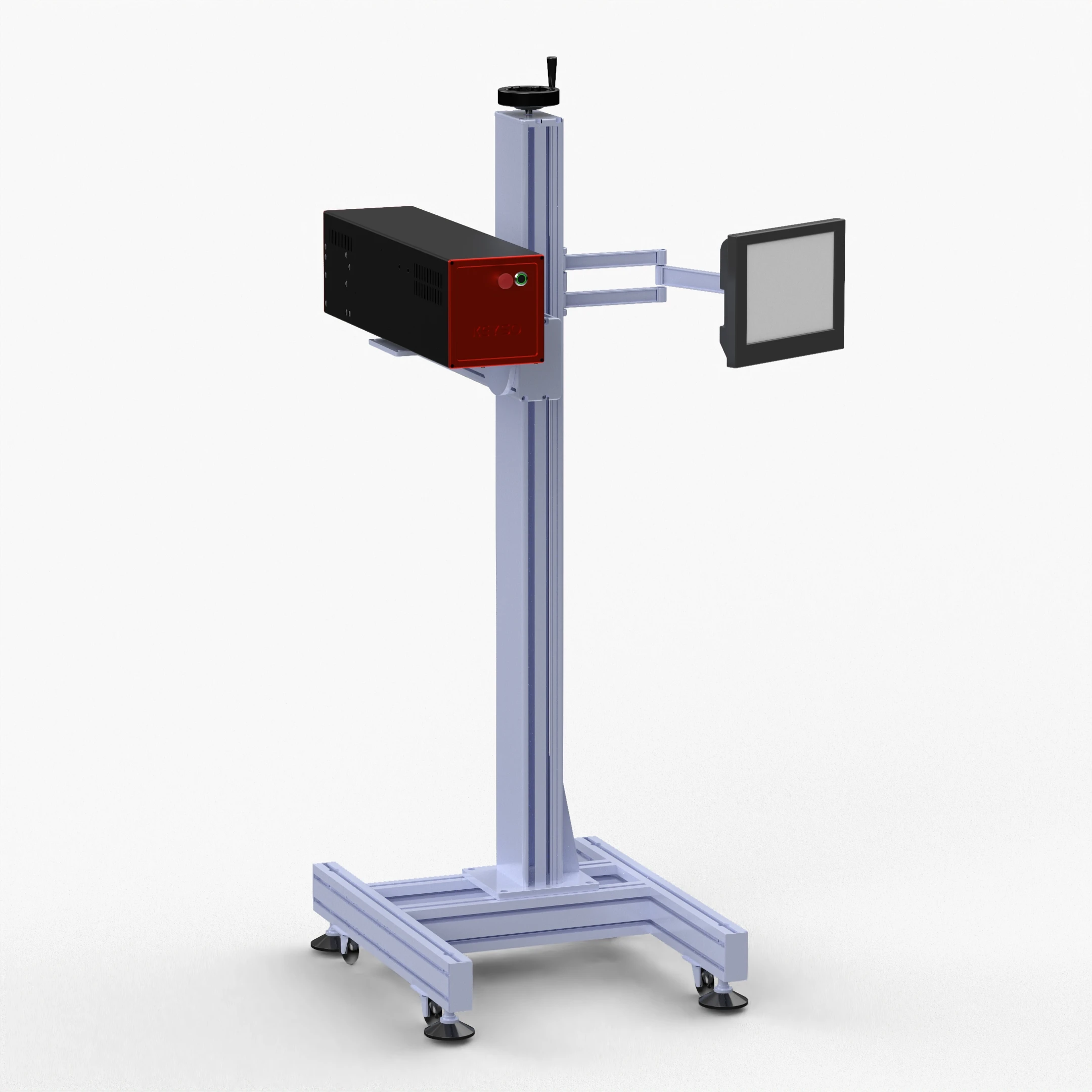 Ki3 3W UV Flying Laser Marking Machine Animal Ear Tag and Wire Marker Water Cooling Laser Printer