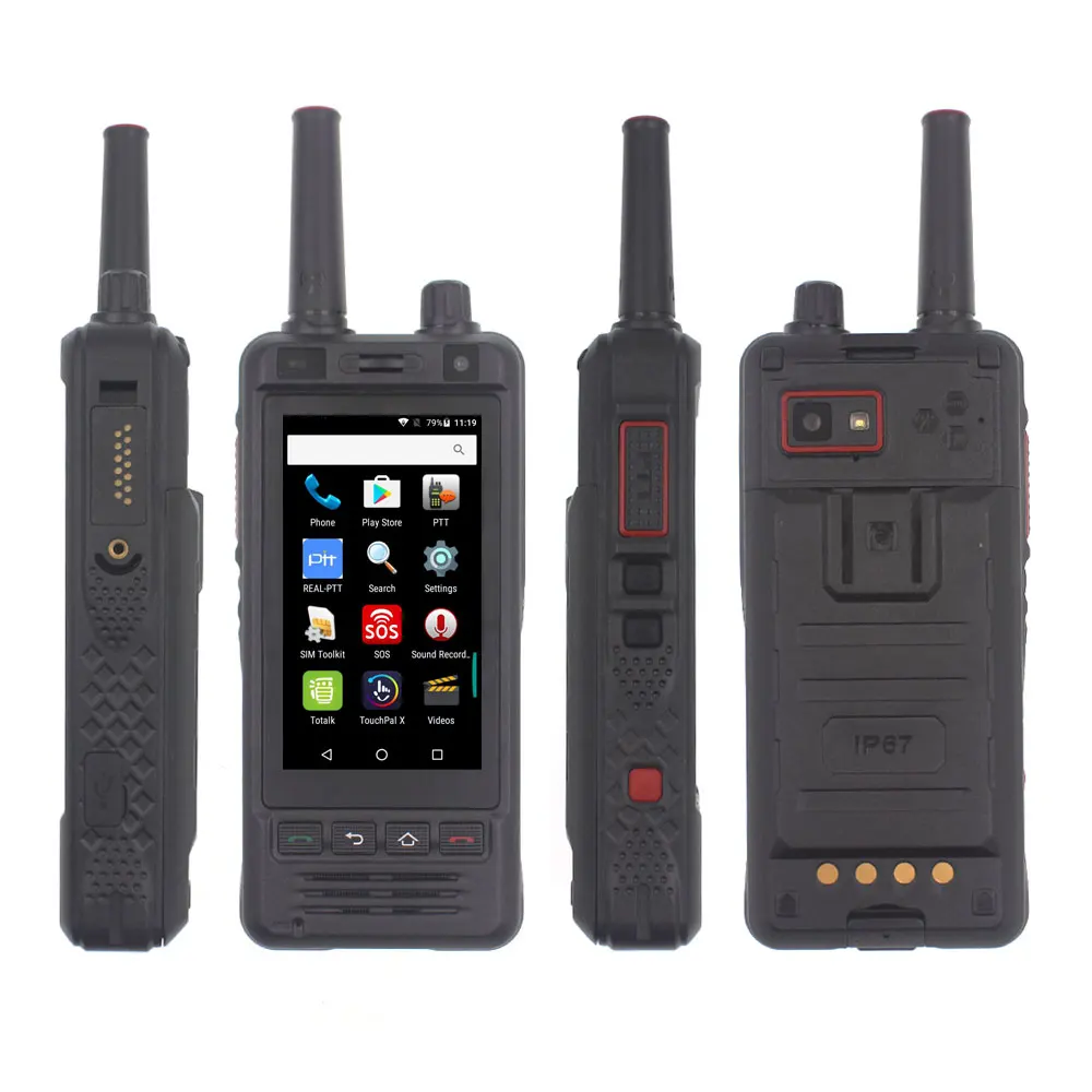 Long-range Communication Function Internet Phone Wifi Android Transmitters Transceiver Radio Real Ptt &Zello Walkie Talkie Netwo