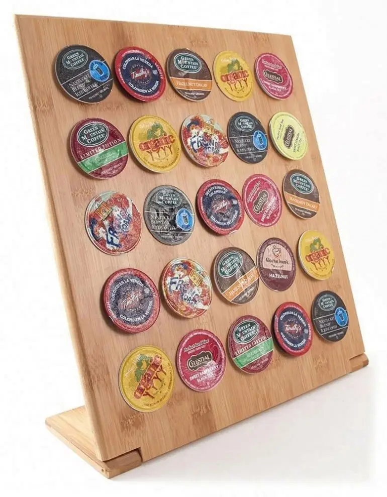 Best Seller Hot Sale Nespresso Capsule Holder Coffee Pod Stand Cactus Bamboo Coffee Capsule Holder