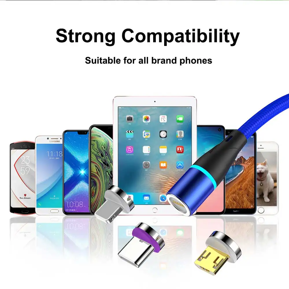 IPSKY mobile phone charging accessories brand quick charger magnetic fast multi 5a charging cable