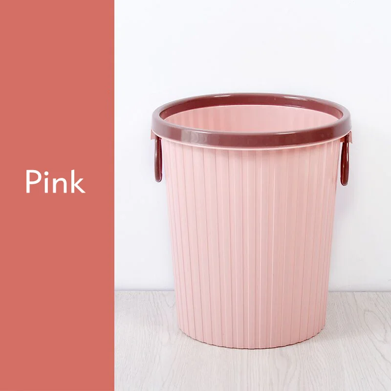 
Household Colorful Hand Press Flip Dustbin Trash Bins Garbage for Sale 