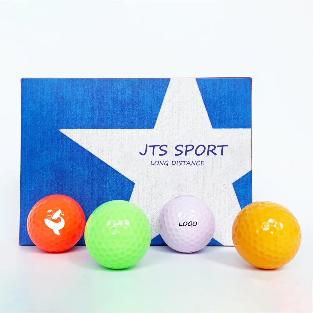 High Standard Best Price Long Distance Hot Sale Customizable 2 3 4 Layer Surlyn Color Golf Ball