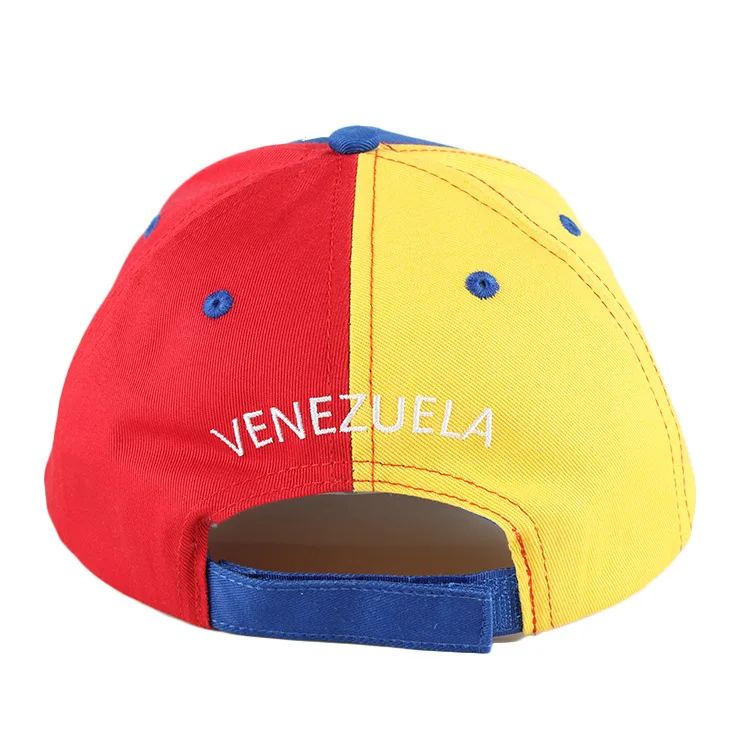 Popular Adjustable 6 Panel Men 100%Cotton Twill Sport Baseball 7 Stars Venezuela Hat With Election