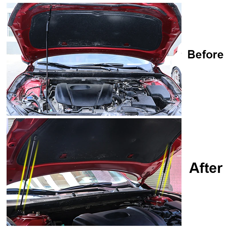 For Mazda 6 Atenza 2014 2016 2017 2018 Front Engine Cover Hood Shock Lift Struts Bar Support Arm Rod Hydraulic Gas Spring
