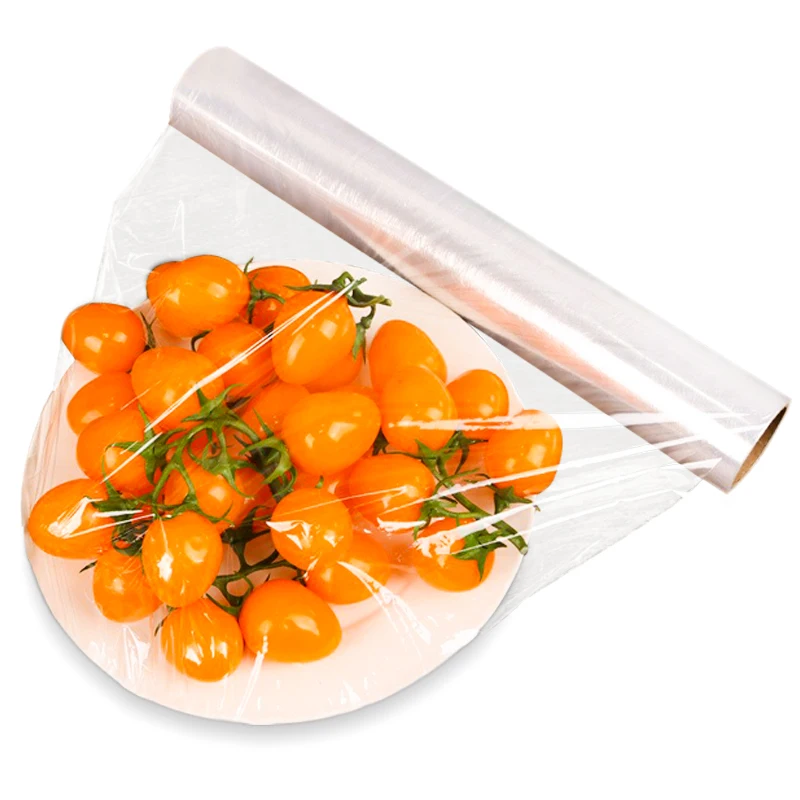 Biodegradable Food Packaging PLA Plastic Produce Bag on a Roll Food Storage Transparent Bags For Fruits Vegetable bread