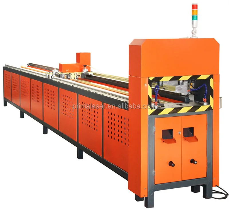 CNC pipe hole punching machine for supermarket shelves making