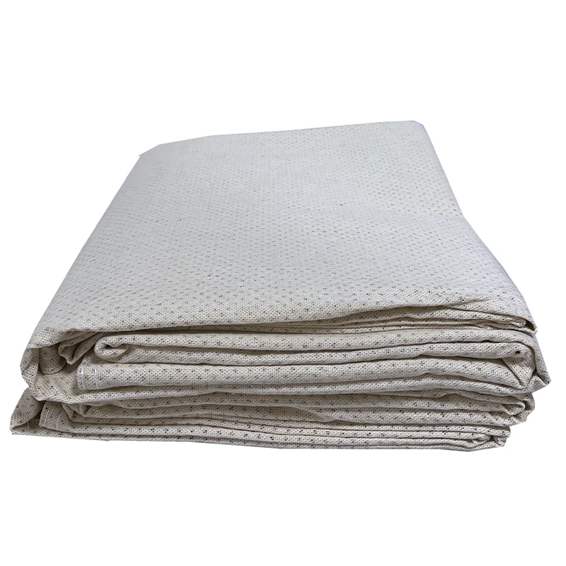 Hot sale  Cotton Dust sheet Cotton Canvas Drop Cloth 6OZ 8OZ 10OZ for painting