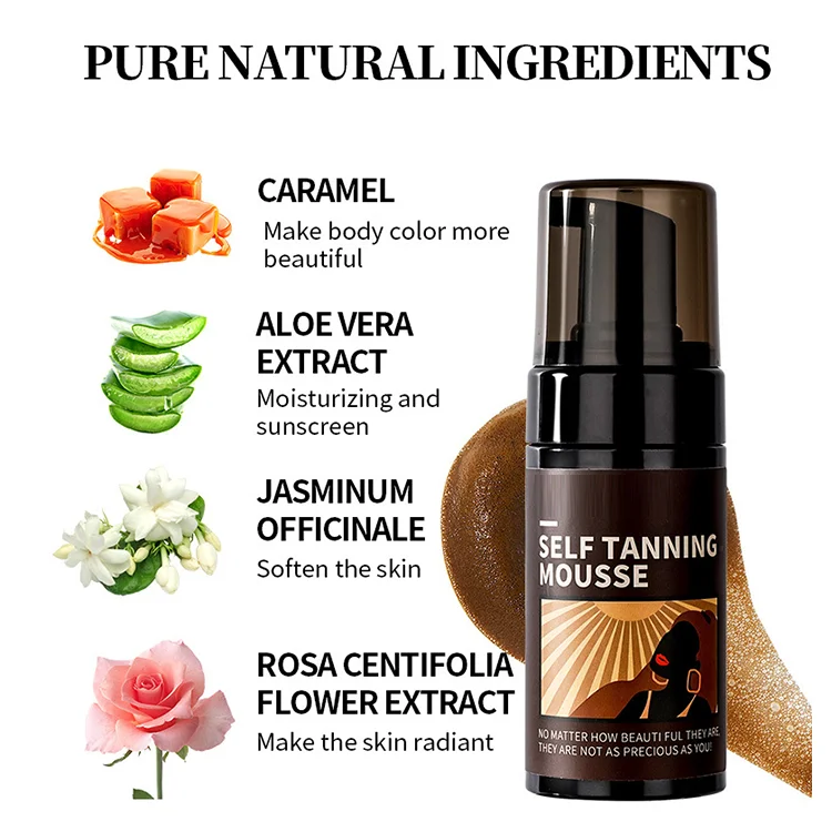 Huati Sifuli RubioAroma Tanning Gel Private Label Tanning Accelerator Gel Extreme Brown Dark Sunbed Tanning Gel Accelerator