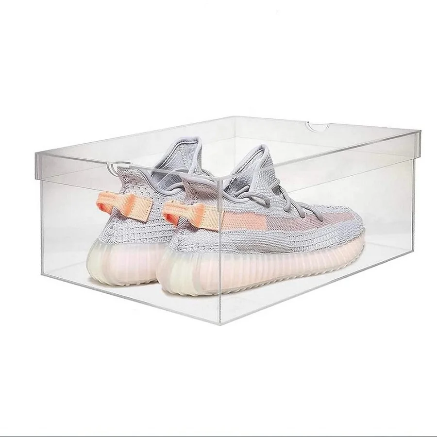 Custom Acrylic Shoe Storage Boxes with Cover