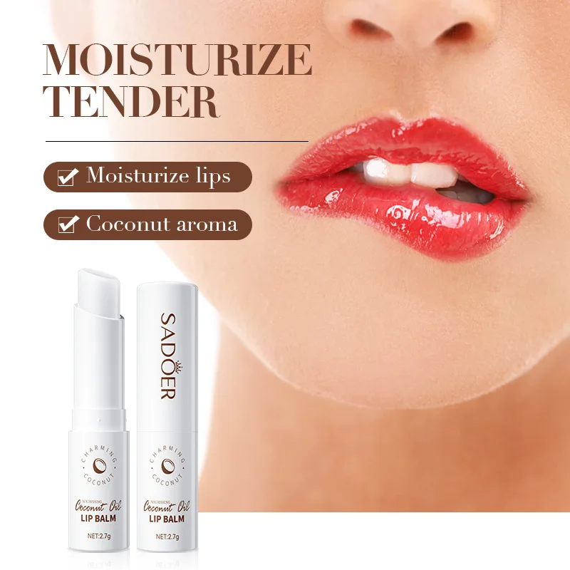 Coconut Oil Serum Moisturizing Dry Lips Coconut Lip Balm 2.7g