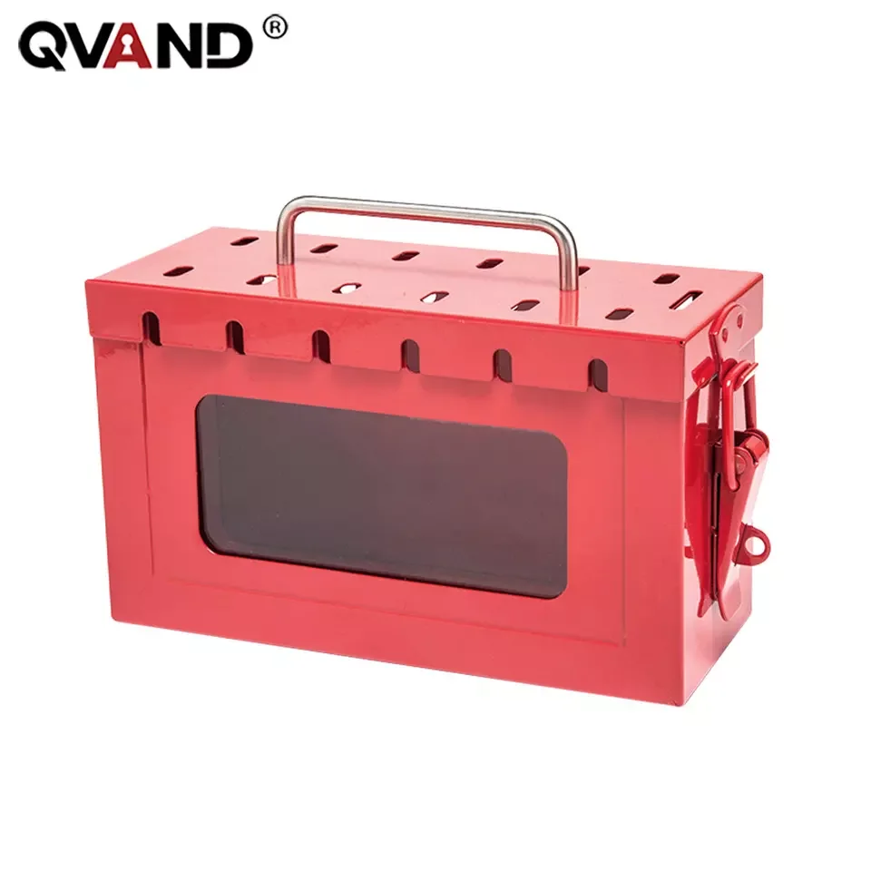 12 Master Lock Red Portable Steel Plate Padlocks Lockout Tagout Safety  Lock Management Station