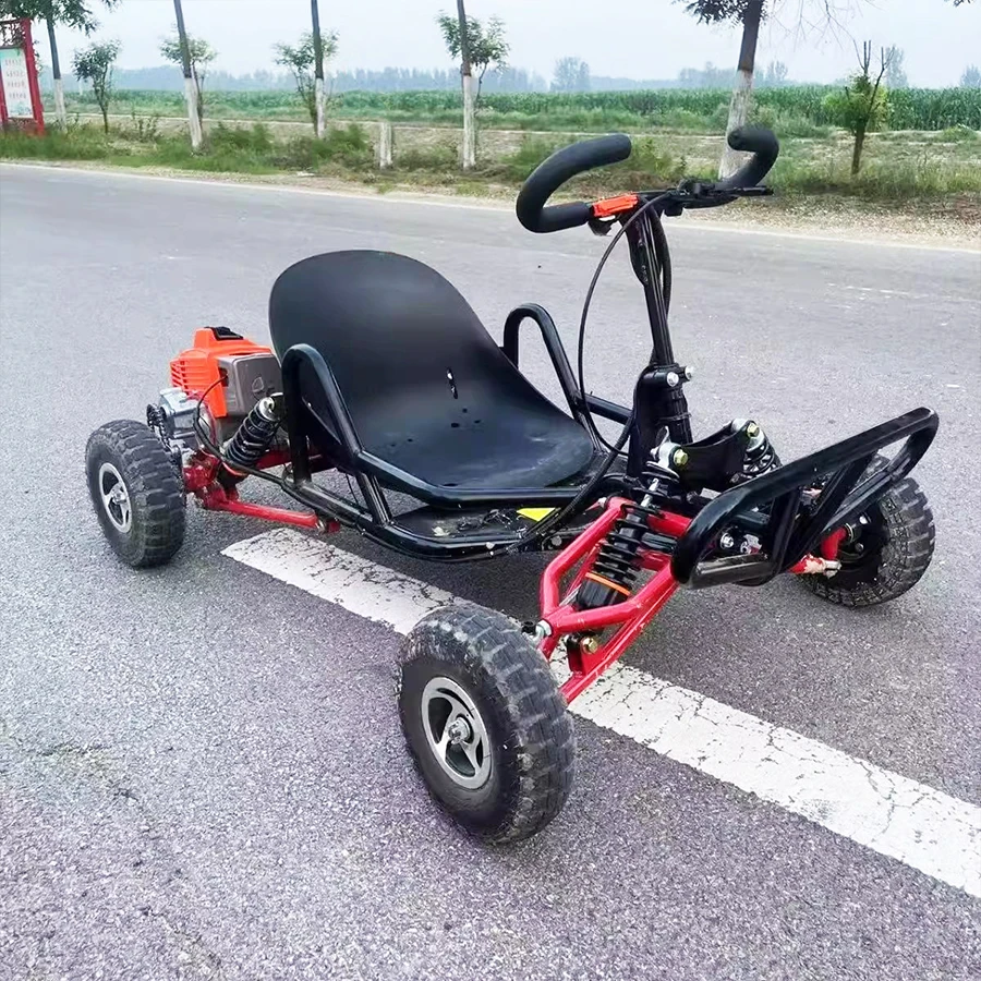 Single Mini Go Kart Drift Go Karts Gasoline Go Kart Buggy Karting Car For Sale