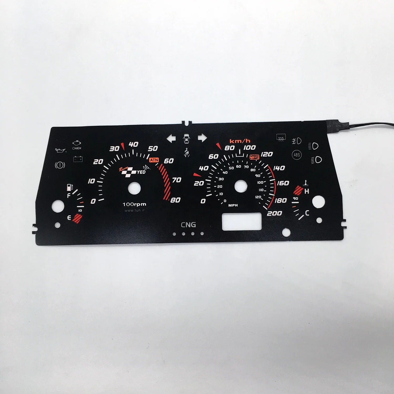 Высокая яркость, автомобильная панель индикатора освещения, автомобильный измеритель