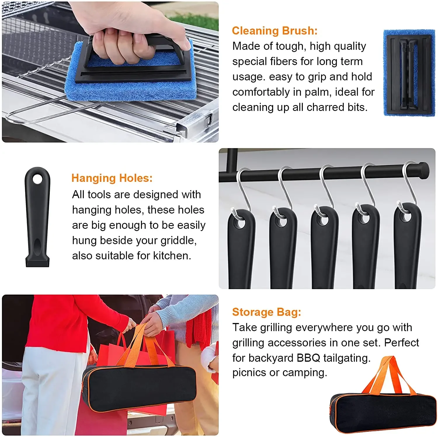 Набор аксессуаров для гриддла из нержавеющей стали