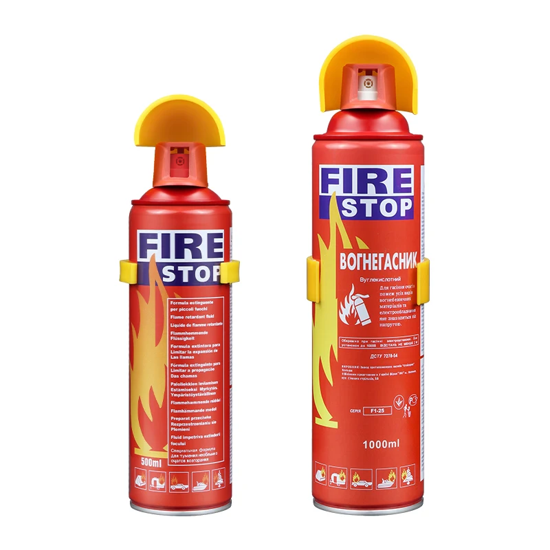 OEM Factory Fire Stop 500ml/1000ml FORCAR1 Car Mini Fire Extinguisher Portable Foam Fire Extinguisher