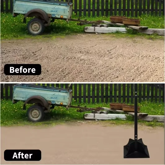 High Quality Steel Hand Tamper Tool Rubber Grip for Laborsaving Installing Pavers