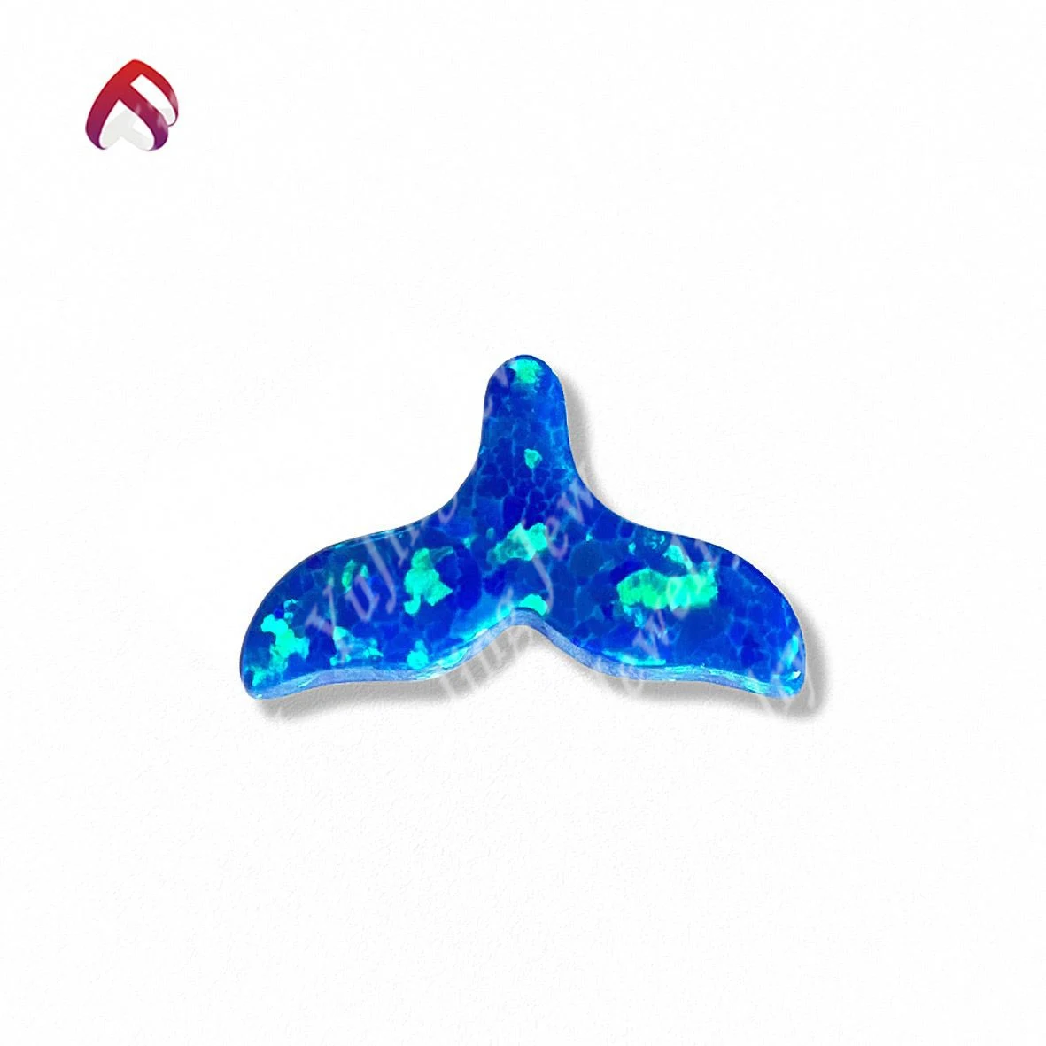 Top Quality Tooth Accessories Heart Cabochon Flat Back Teeth Gems Opal Opal Tooth Gem