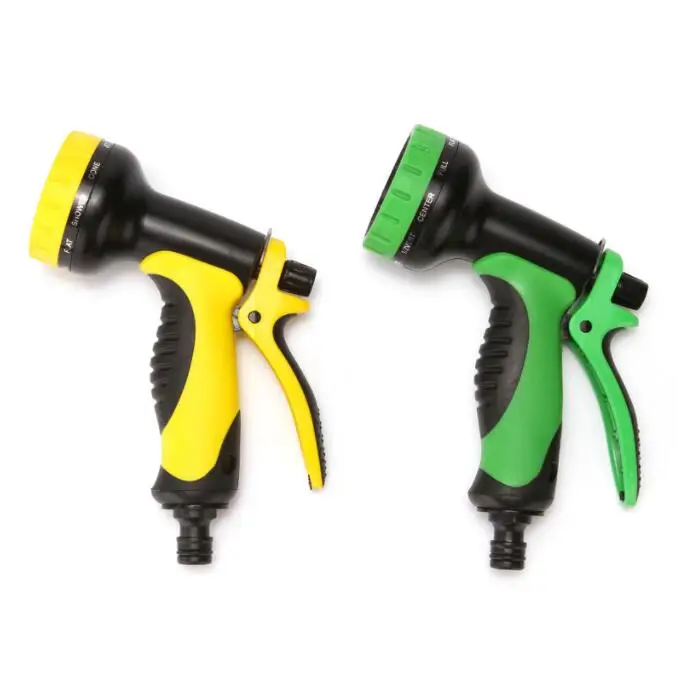 BYCO High Pressure 10 Ways Adjustable Patterns Water Garden Hose Nozzle Sprayer Gun