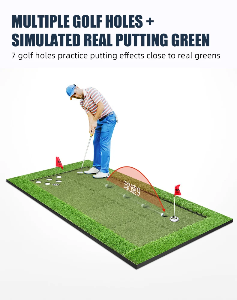 PGM GL019 mini portable golf practice putting green golf putting green mat