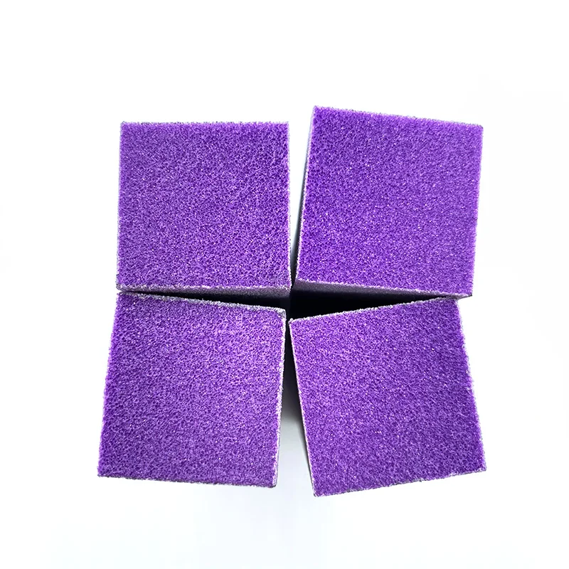 Professional high quality 4 way sponge blocks nail buffer for nail art