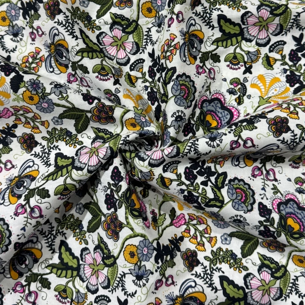 Ready To Ship New Fashion Poplin Fabric Material 100% Cotton High Quality Dress For Women