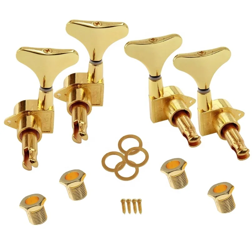 Bass gold Tuners Tuning Pegs Keys Machine Heads Set, each set 4pcs