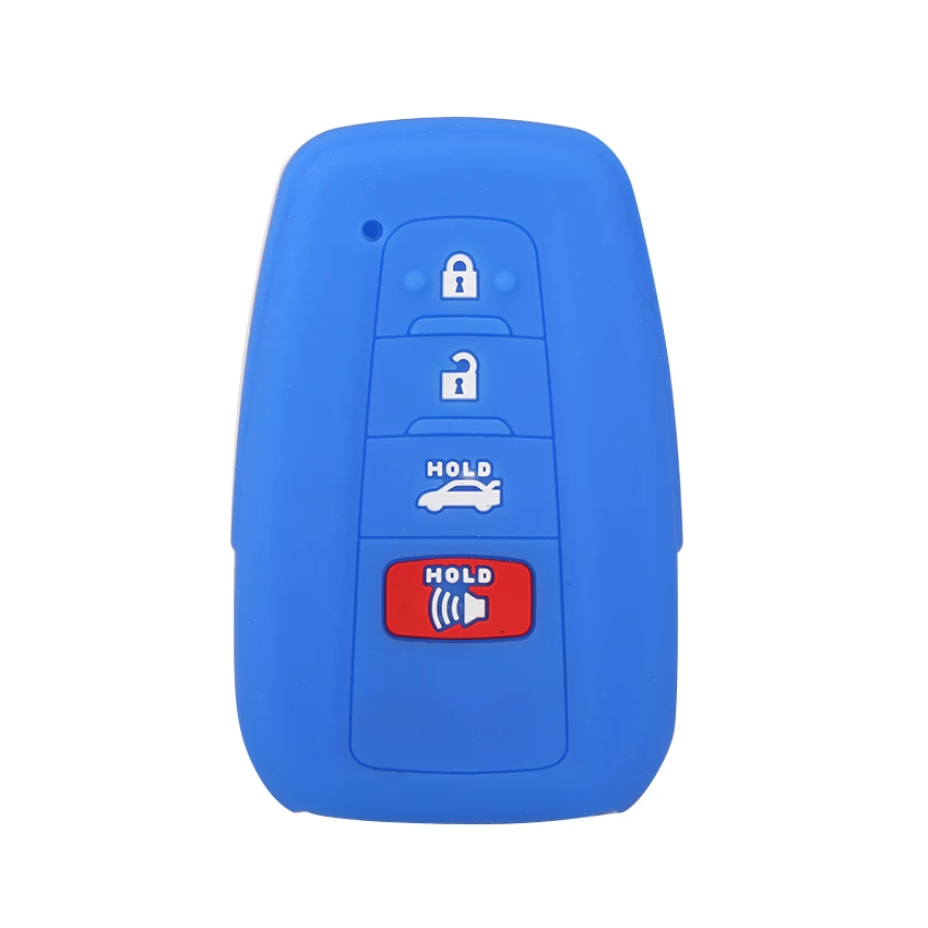 For 2017 2018 Toyota Prius Prime 4 Buttons Remote silicone car key case cover Factory Wholesale Car Key Cover