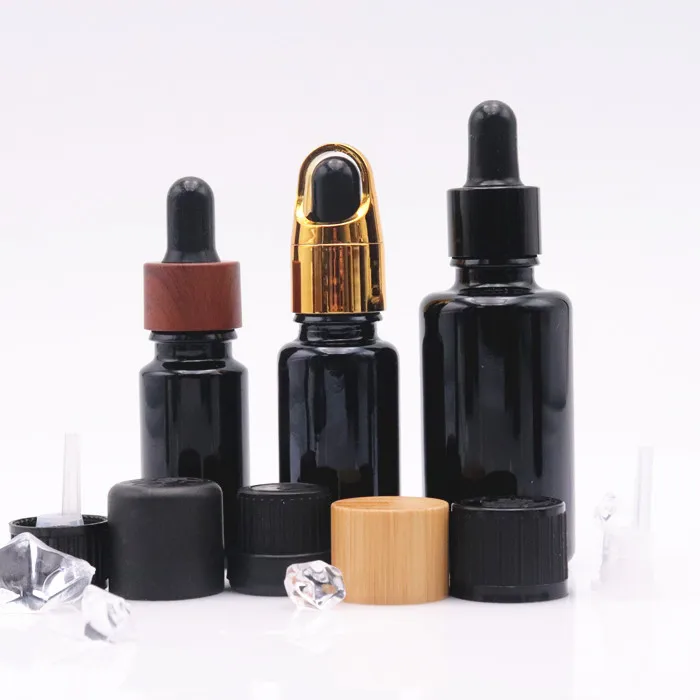 Luxurious cosmetic skin care dark violet glassdropper bottle 0ml 30 ml 50 ml 100 ml essential oil glass serum bottle