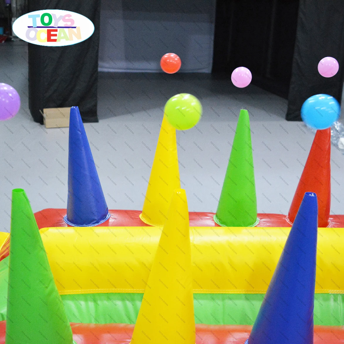 Factory Custom Event Party Competition Game Air Juggler Game inflatable Floating Ball Game