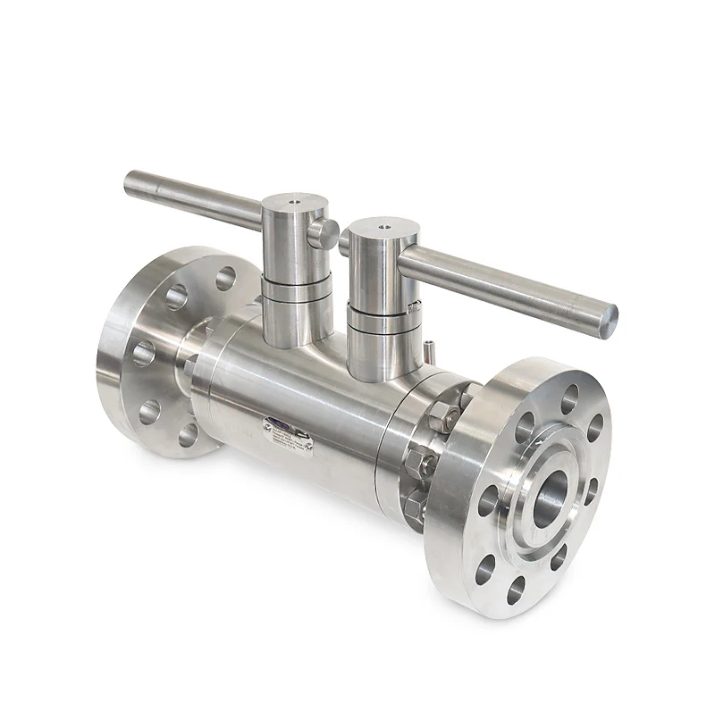 Double block and bleed ball valve flange DBB ball valve manifold ss316l block and bleed needle valve