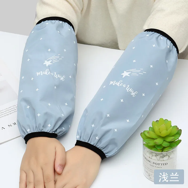 Cute waterproof sleeves pink Arm Warmers Housework anti-fouling and oil-proof kitchen sleeves long sleeve for arms oversleeve