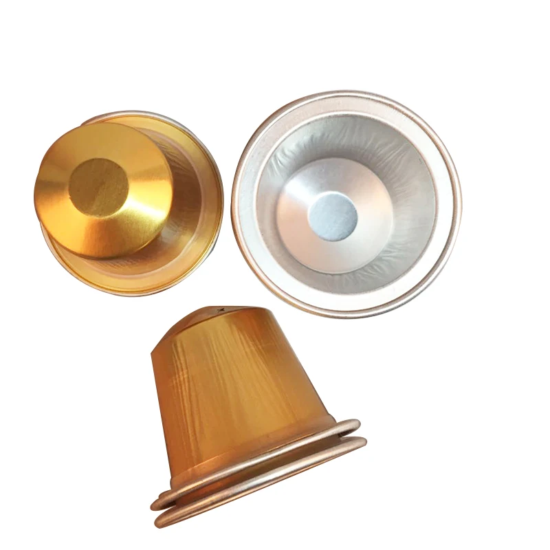  Индивидуальная маленькая кофейная капсула nespresso из алюминиевой фольги с крышкой портативная цветная