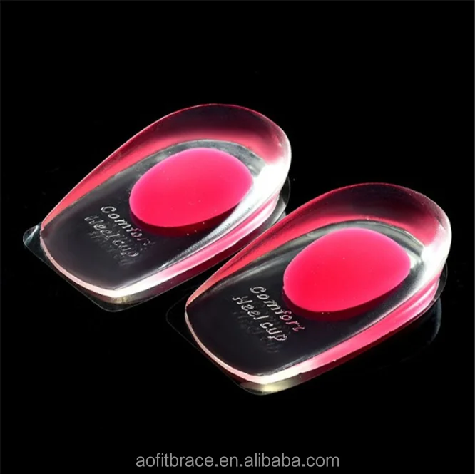 
Gel Heel Lifts Height Increase Insoles Shoe Inserts Pads Raise Silicone Heel Cups 