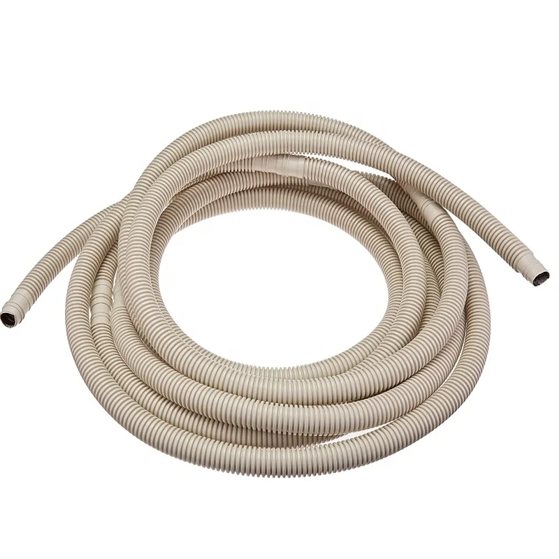 ROHS Flexible Durable AC White Universal 5 8 ID Air Conditioning Water Connector Pipe Drain Hose