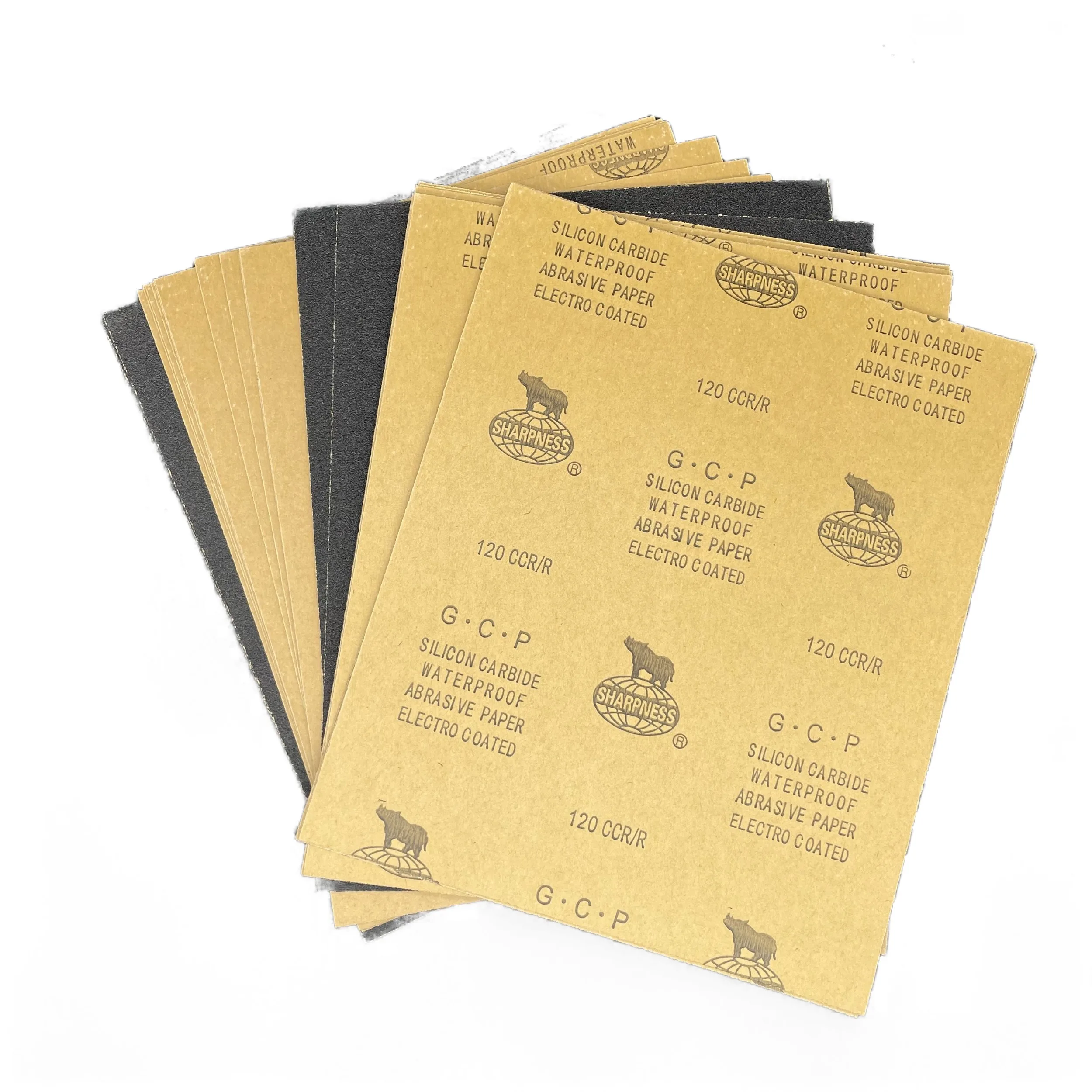 Waterproof Wet or Dry Alumina Sandpaper Waterproof Silicon Carbide Wet Sandpaper Sheet For Metal Stainless Wet and Dry Sandpaper