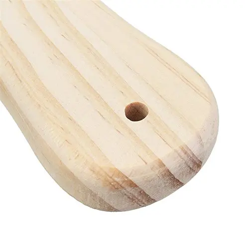 Wooden Round Wood Food Plate Pizza Cutting Board Kitchen Tools Serving Paddle Pizza Peel With Handle